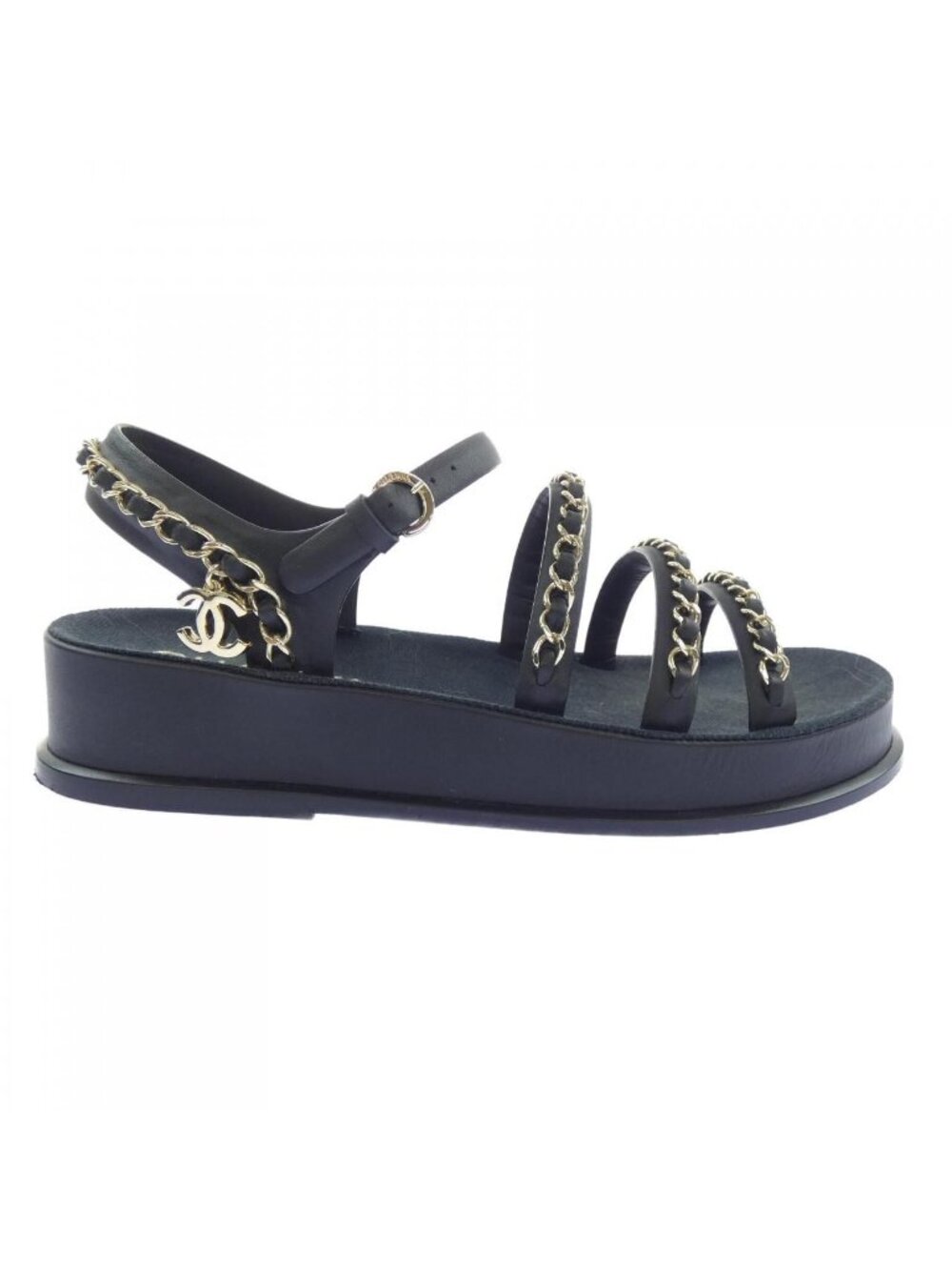 Chanel Sandals Black